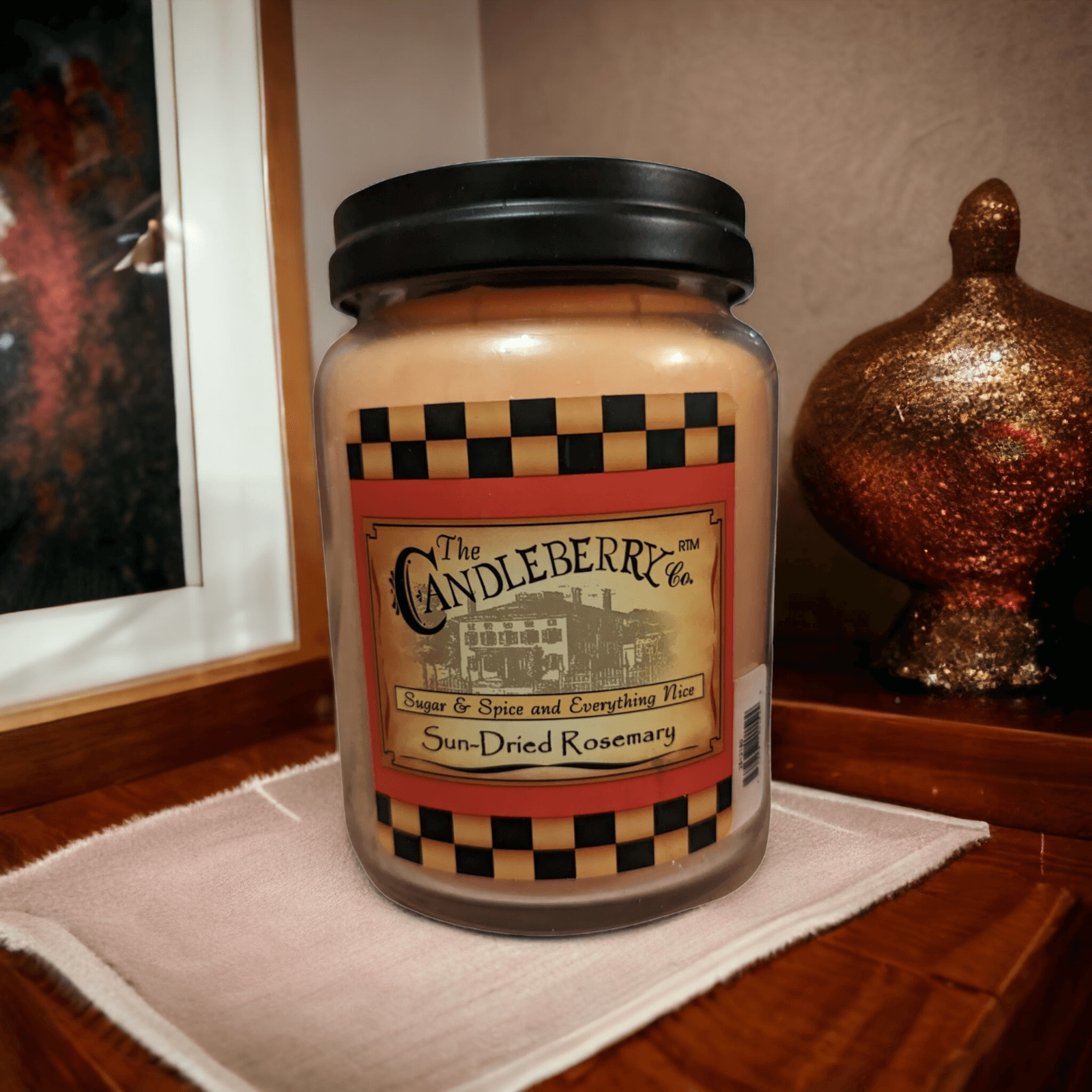 Candleberry - Sun Dried Rosemary Large Jar Yankee Candle