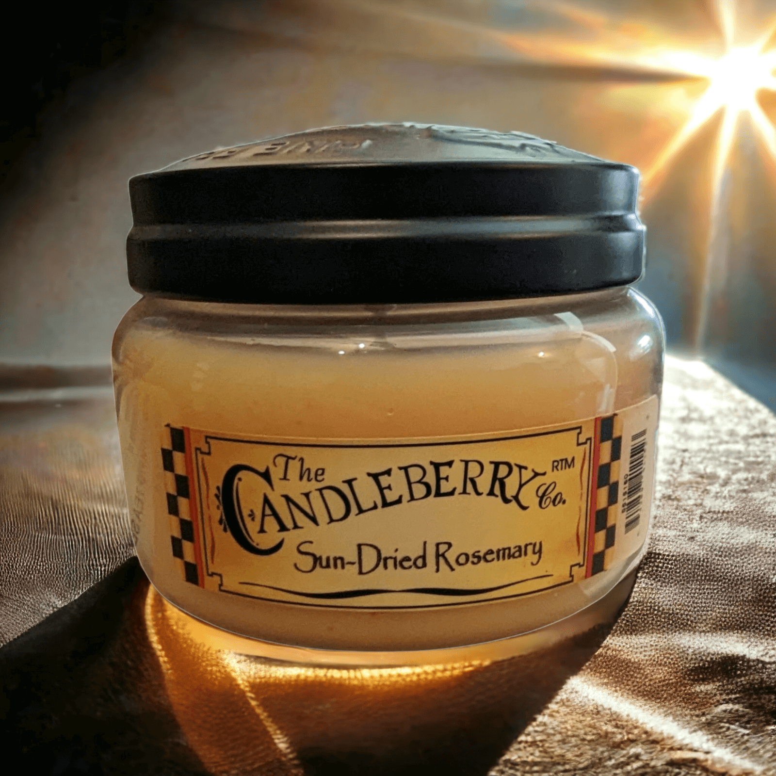 The Candleberry Co Sun Dried Rosemary Small Jar Scented Candle Candleberry