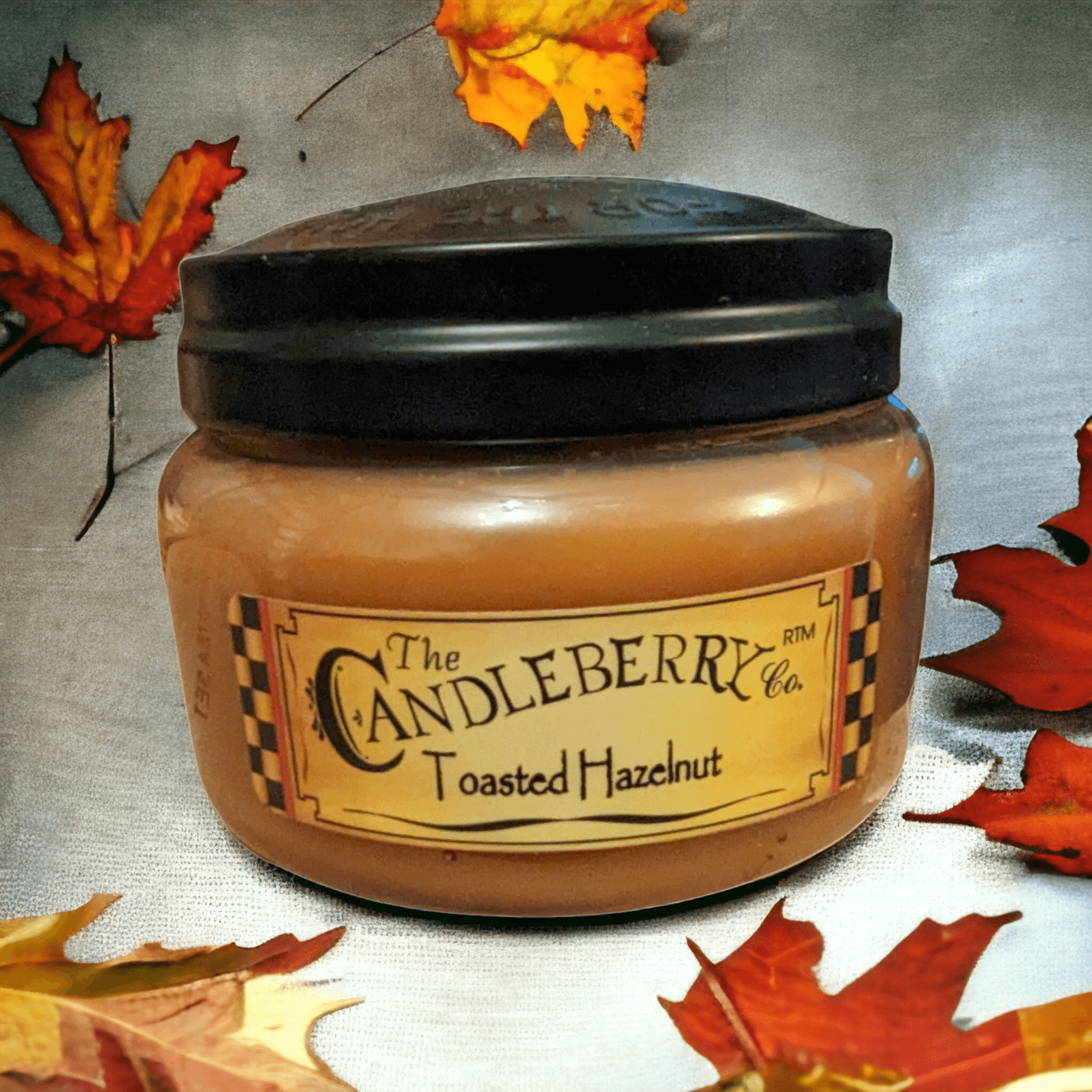 The Candleberry Co - Toasted Hazelnut Small Jar Scented Candle Candleberry