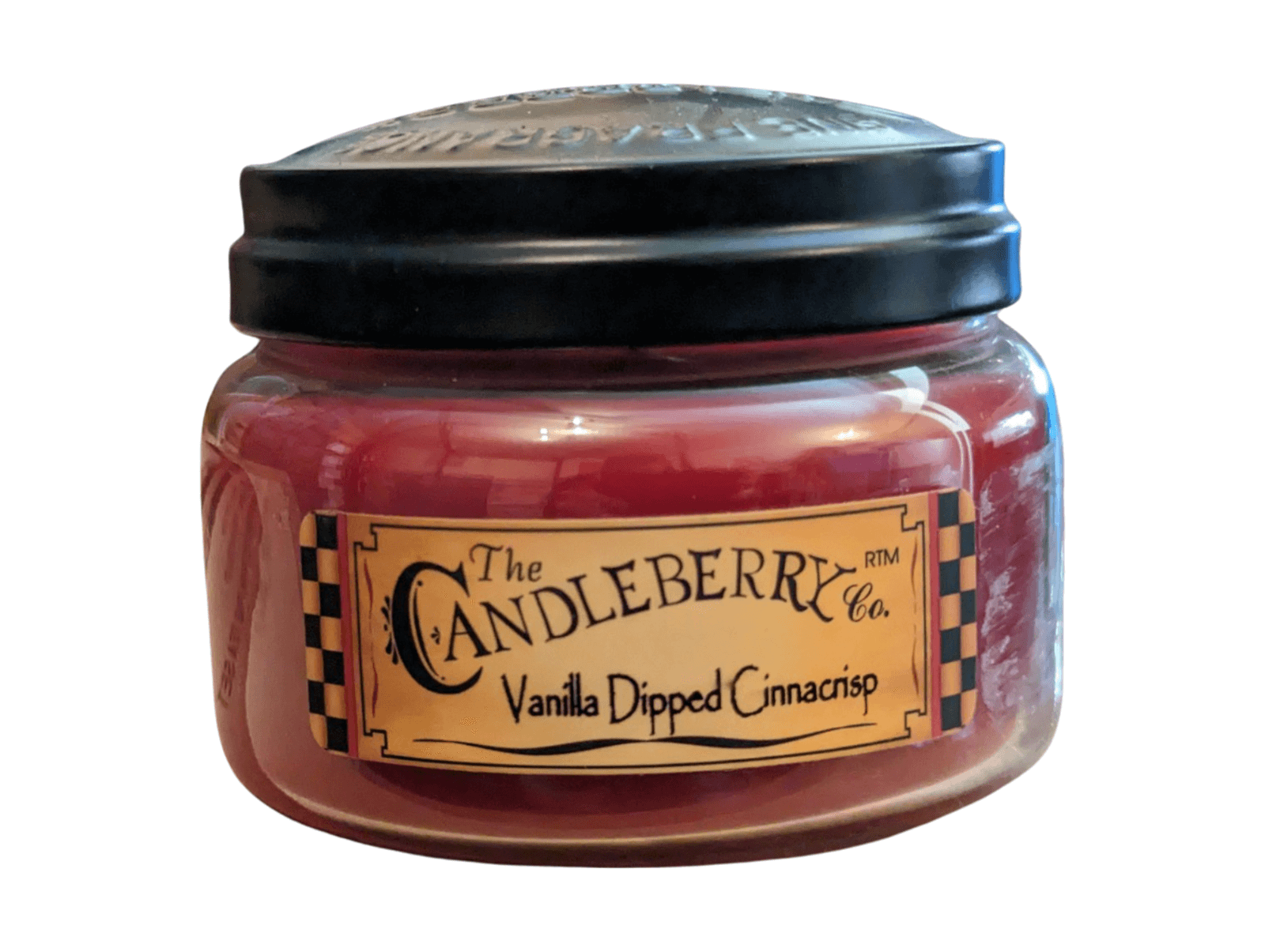 The Candleberry Co Vanilla Dipped Cinnacrisp Small Jar Scented Candle Candleberry