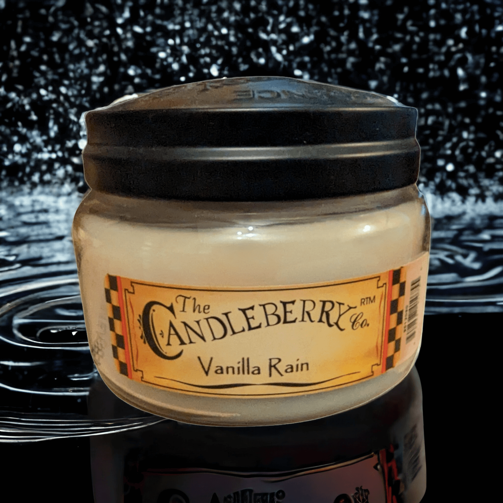 The Candleberry Co Vanilla Rain Small Jar Scented Candle Candleberry