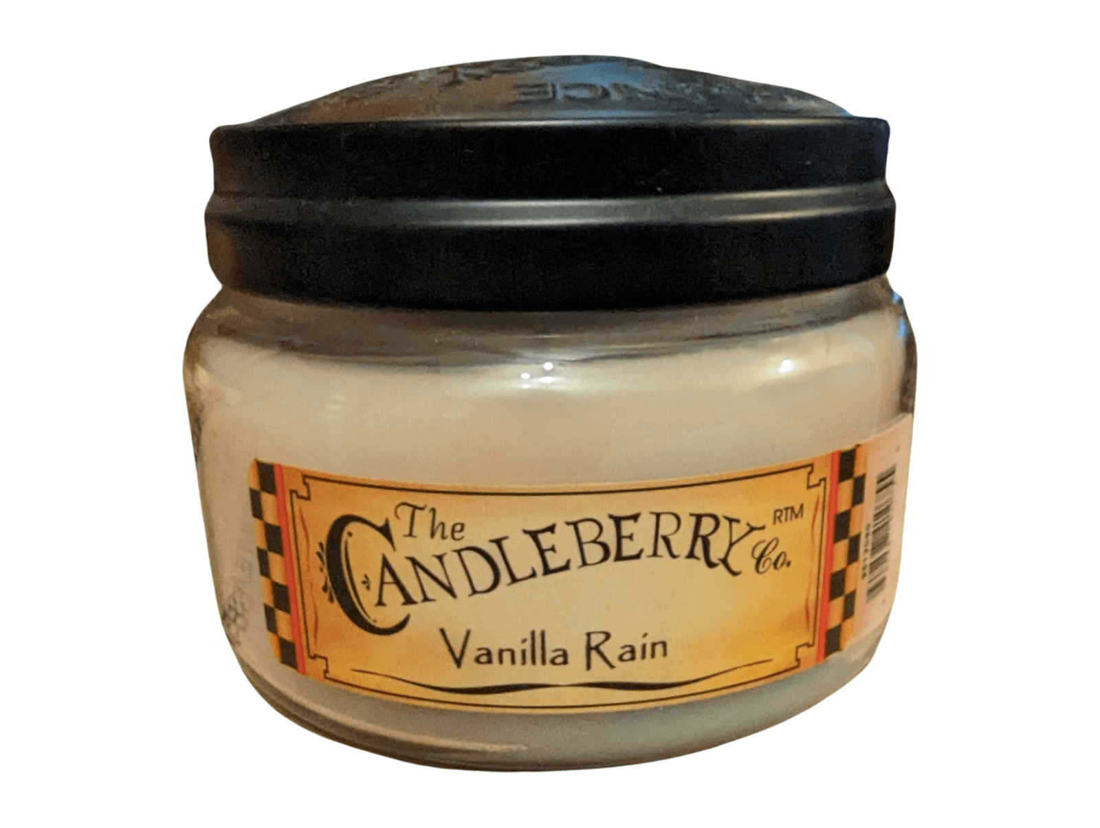 The Candleberry Co Vanilla Rain Small Jar Scented Candle Candleberry