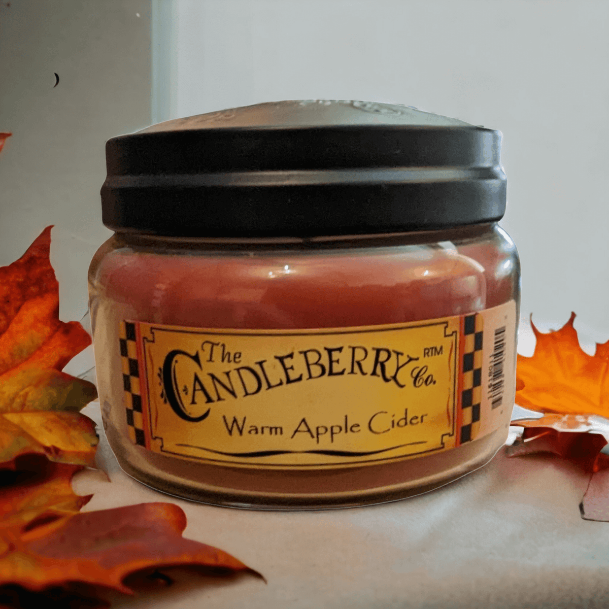 The Candleberry Co Warm Apple Cider Small Jar Scented Candle Candleberry