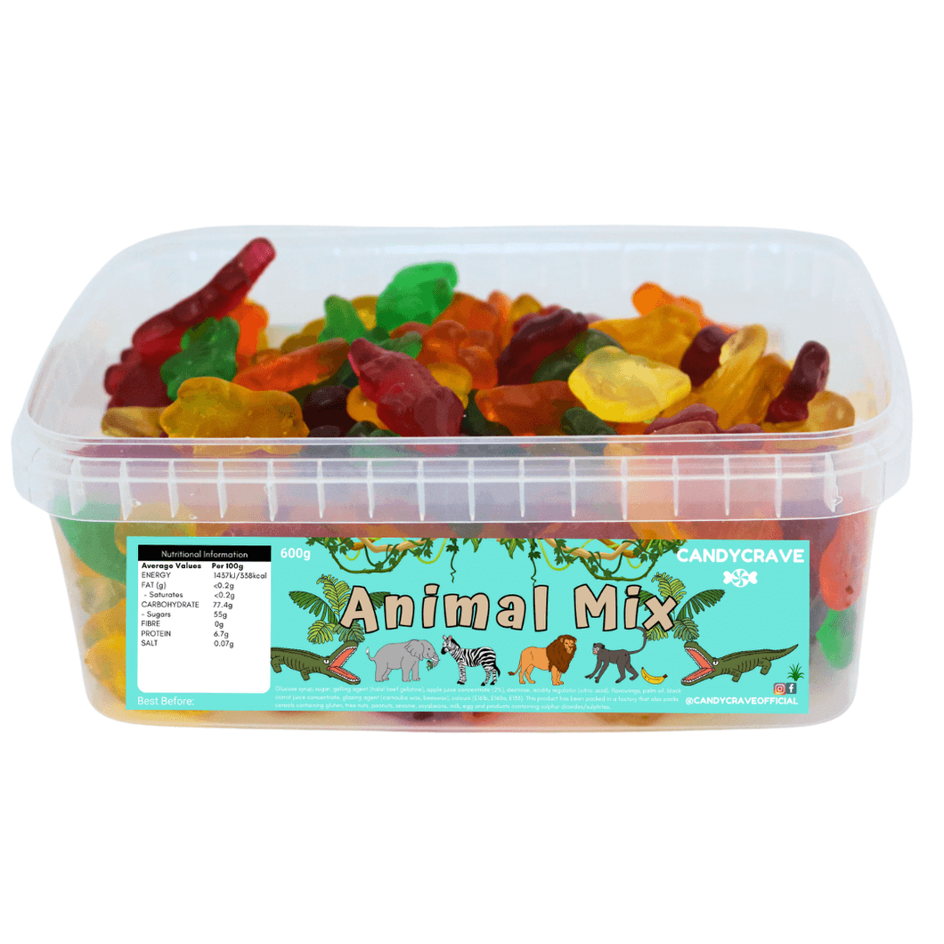Candycrave Animal Mix 600g Tub Candycrave