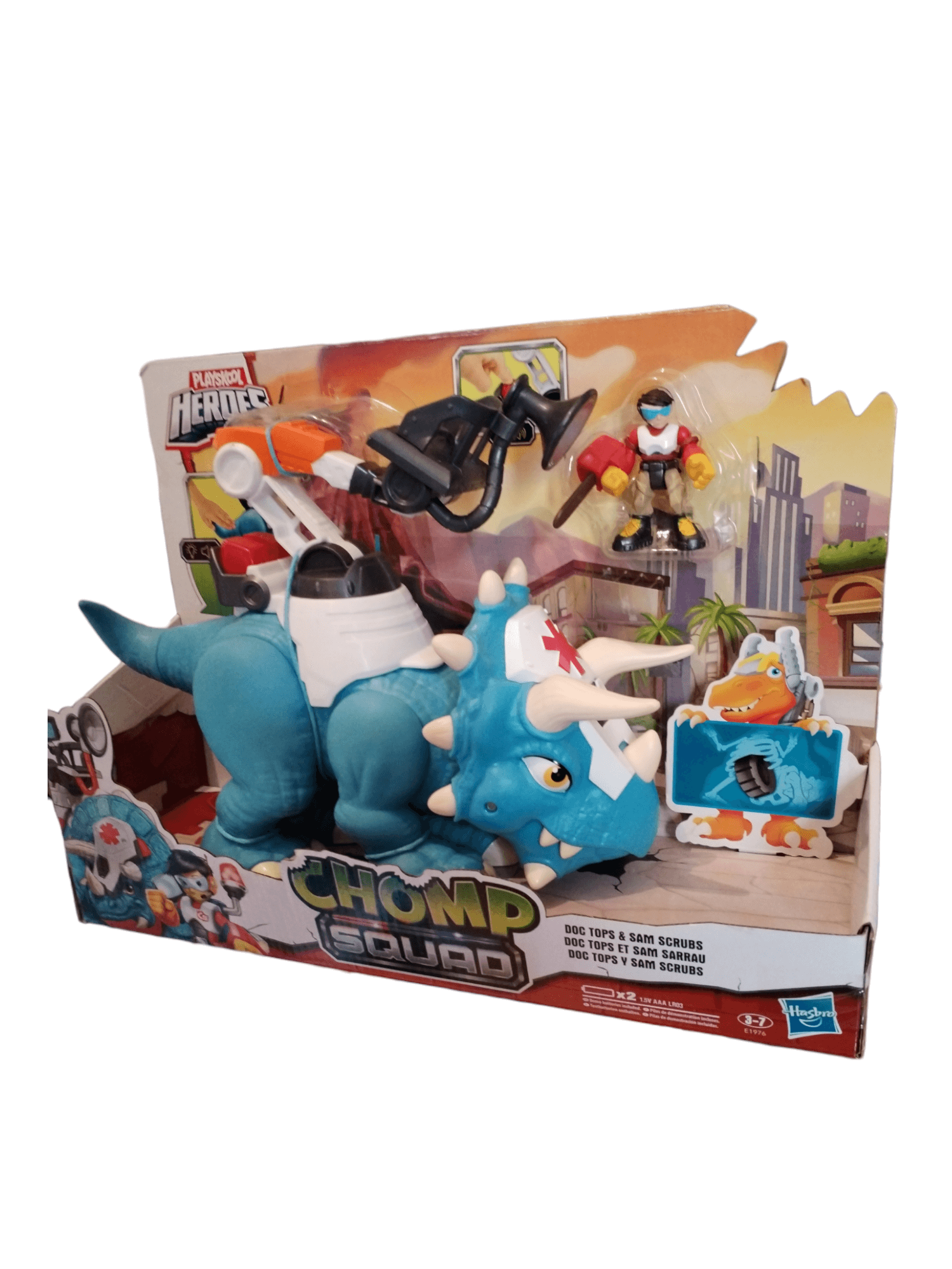 Hasbro Playskool Heroes Chomp Squad - Doc Chomps Dinosuar & Figure Set Hasbro