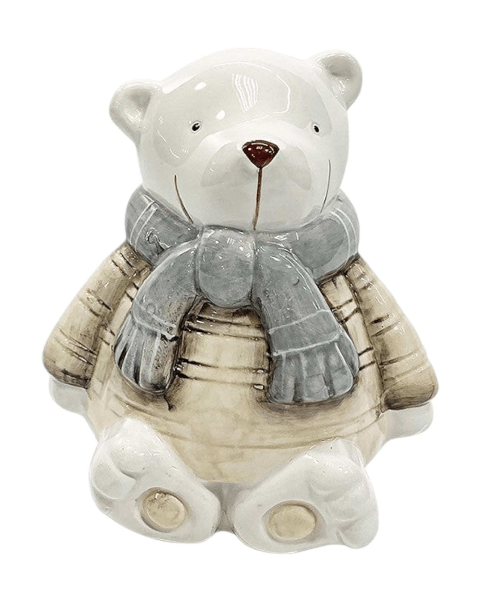 Christmas Ceramic Grey/White Bear Joe Davies
