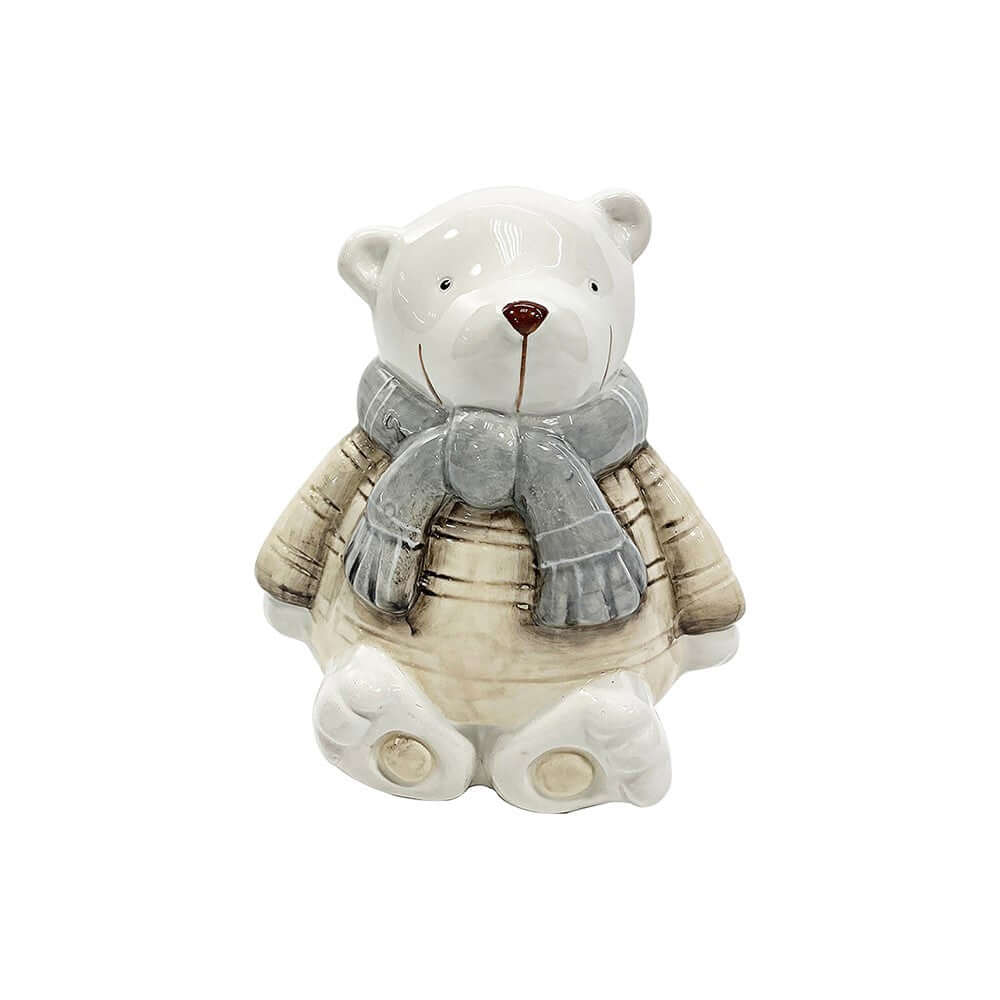 Christmas Ceramic Grey/White Bear Joe Davies