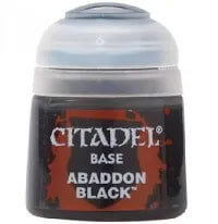 Citadel Paints - Base Abaddon Black Citadel