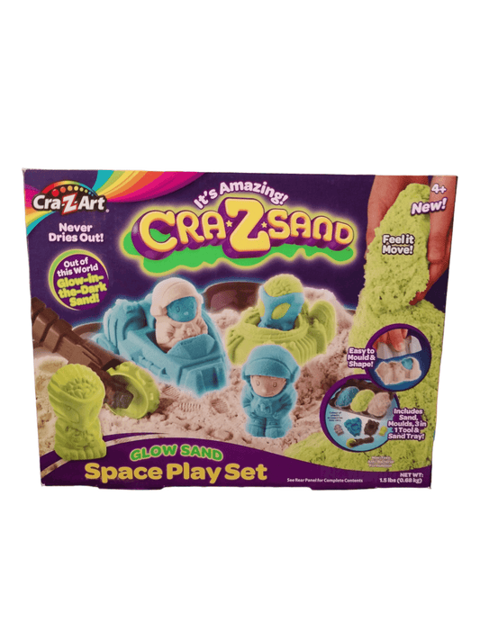 Cra-Z-Sand - Glow Sand Space Playset - The Imagination Shop - Character Options Ltd 