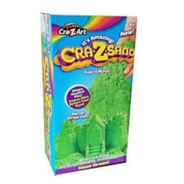 Cra-Z-Art Cra-Z-Sand No Mess Play Sand Green Character Options