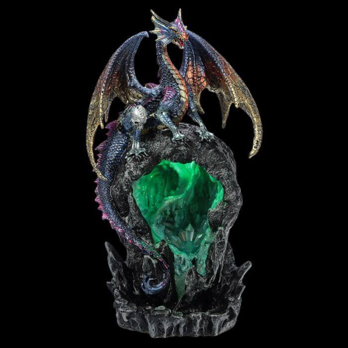 Crystal Dragon Back flow Incense Burner Puckator