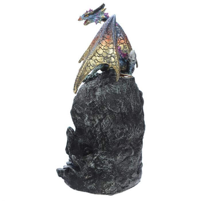 Crystal Dragon Back flow Incense Burner Puckator