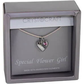 Crystocraft Jewellery - Special flower girl necklace The Imagination Shop