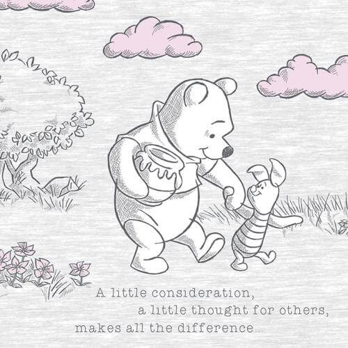 Winnie The Pooh A Little Consideration Wall Art 40x40 Pyramid International