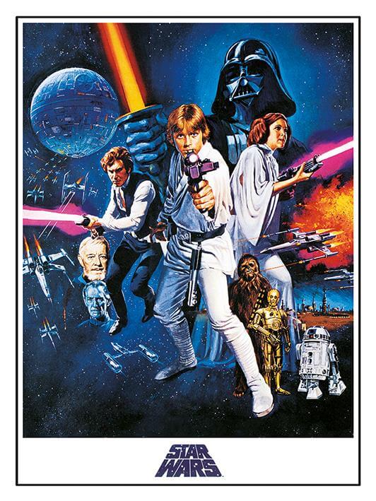 Star Wars Episode IV A New Hope Wall Decor Art 40cmx50cm Pyramid International