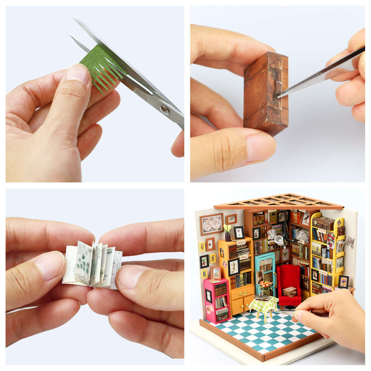 Rolife Sams Study DIY Miniature House Rolife
