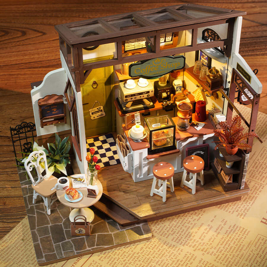 Rolife Slow Life Café DIY Miniature House Rolife