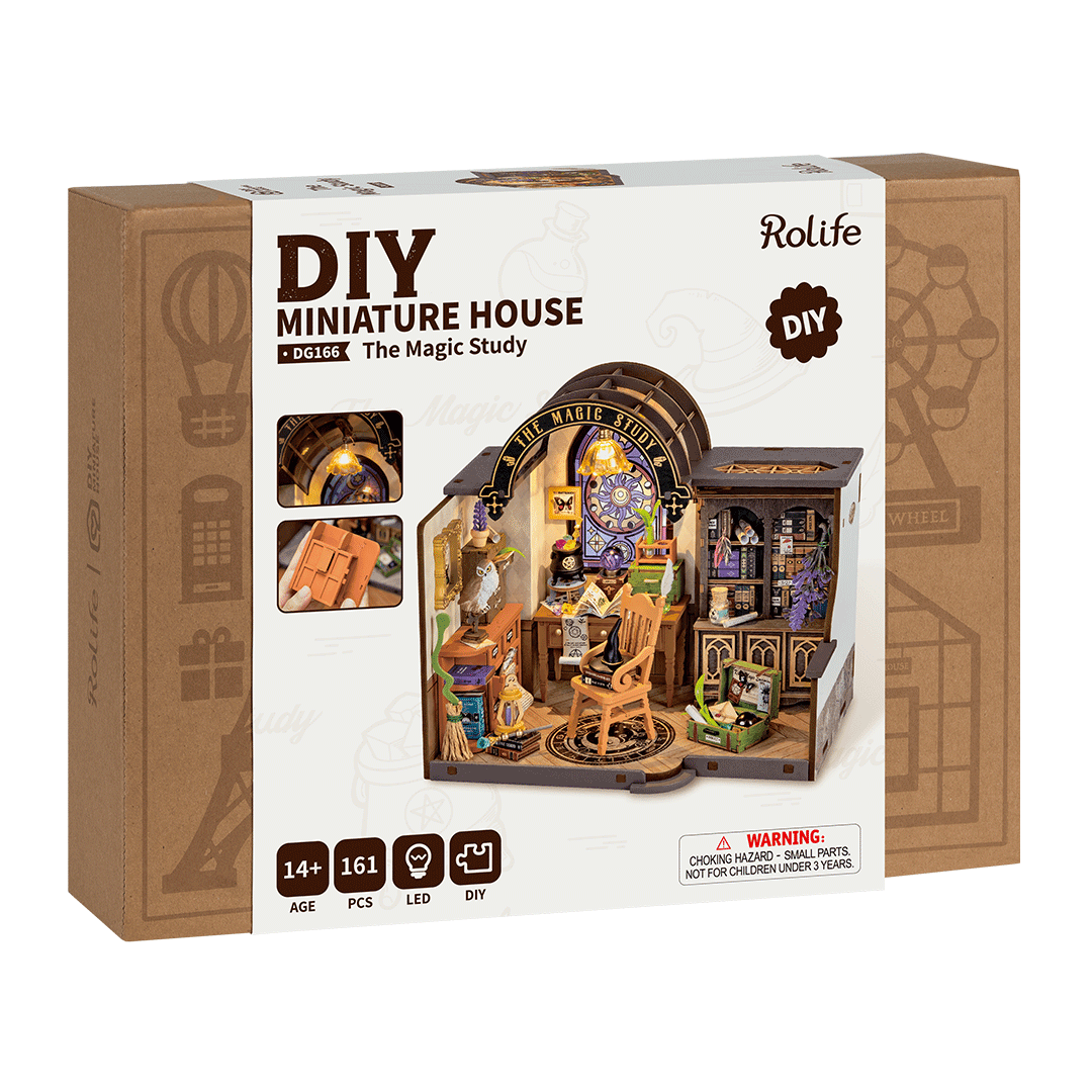 Rolife The Magic Study DIY Miniature House Rolife