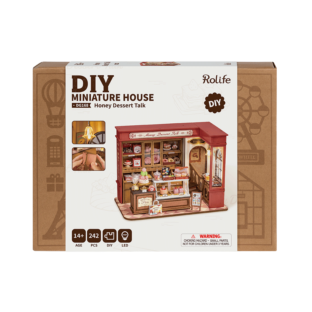 Rolife Honey Desert Talk DIY Miniature House Rolife