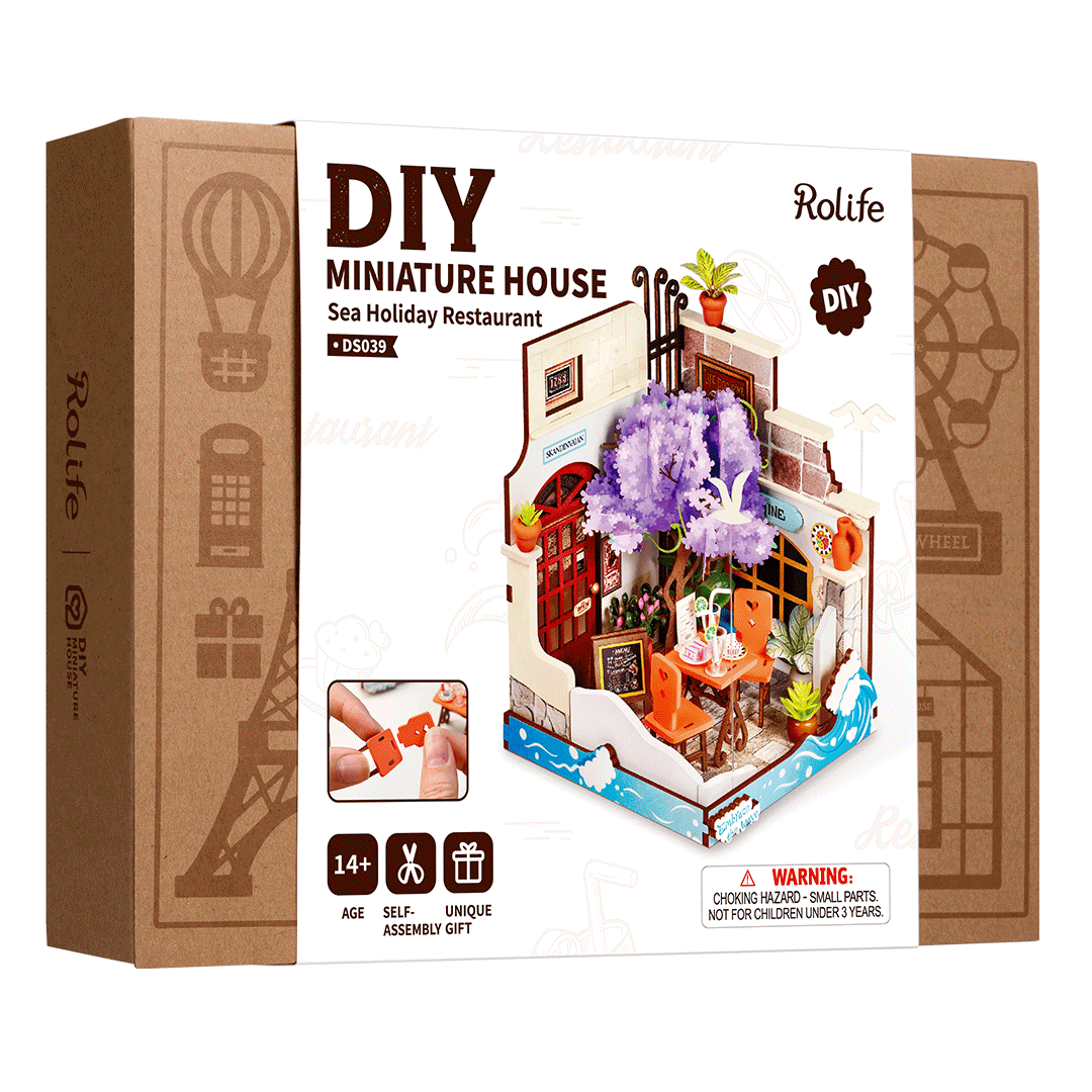 Rolife Sea Holiday DIY Miniature House Rolife