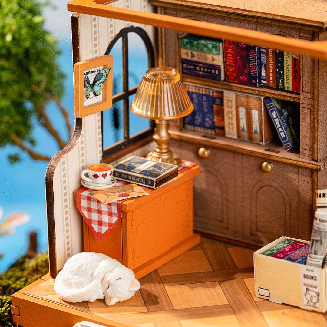Rolife The Muse Bookshop DIY Miniature House Rolife