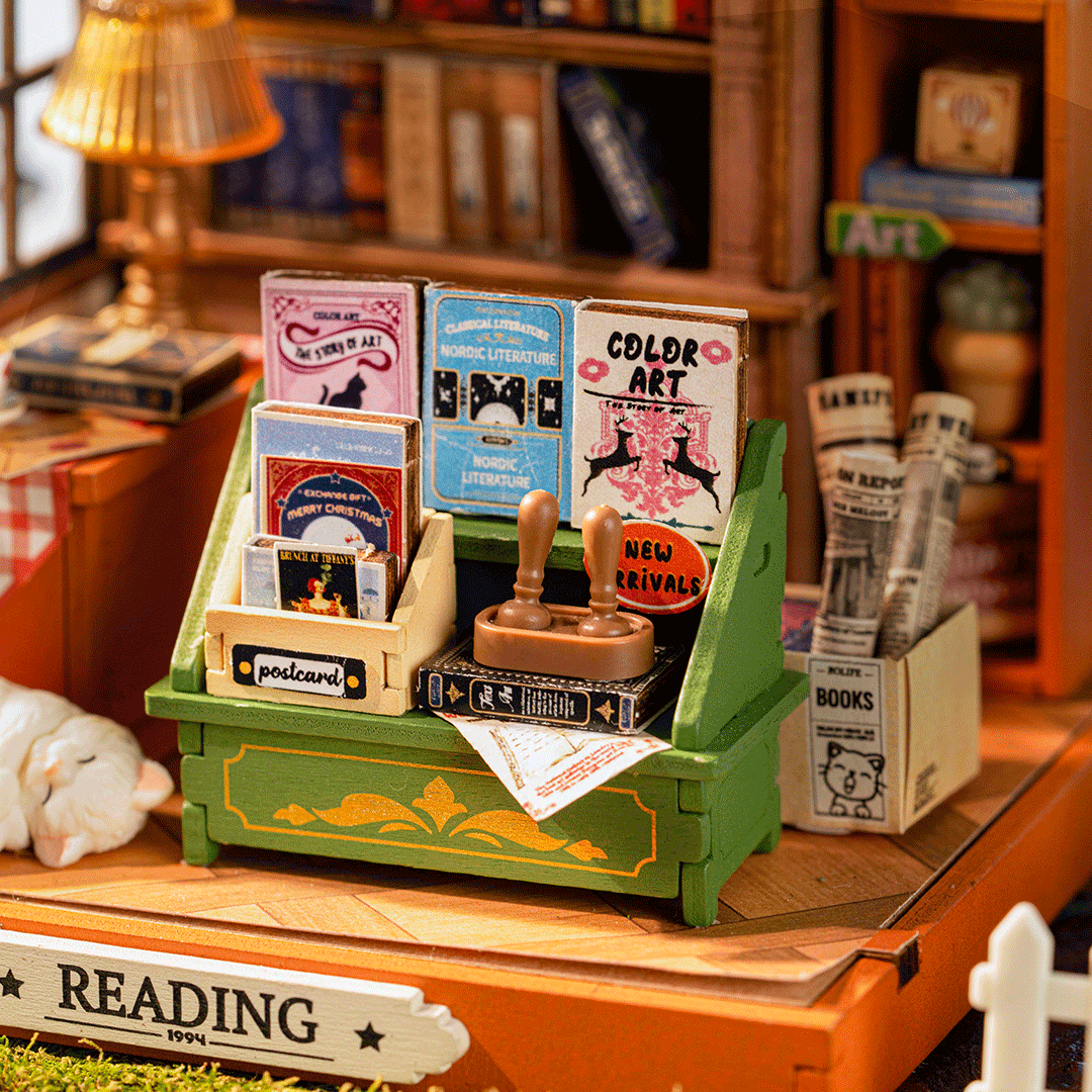 Rolife The Muse Bookshop DIY Miniature House Rolife