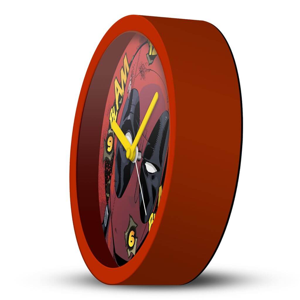 Deadpool Clock Deadpool - Blam Blam Desk Clock – The Imagination Shop