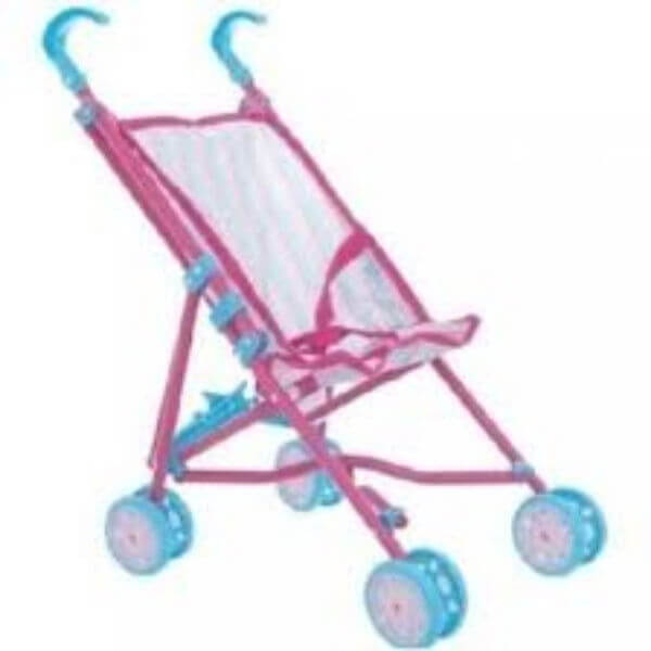 Hti Kids Classic Push-along Dolls Buggy Pram HTI