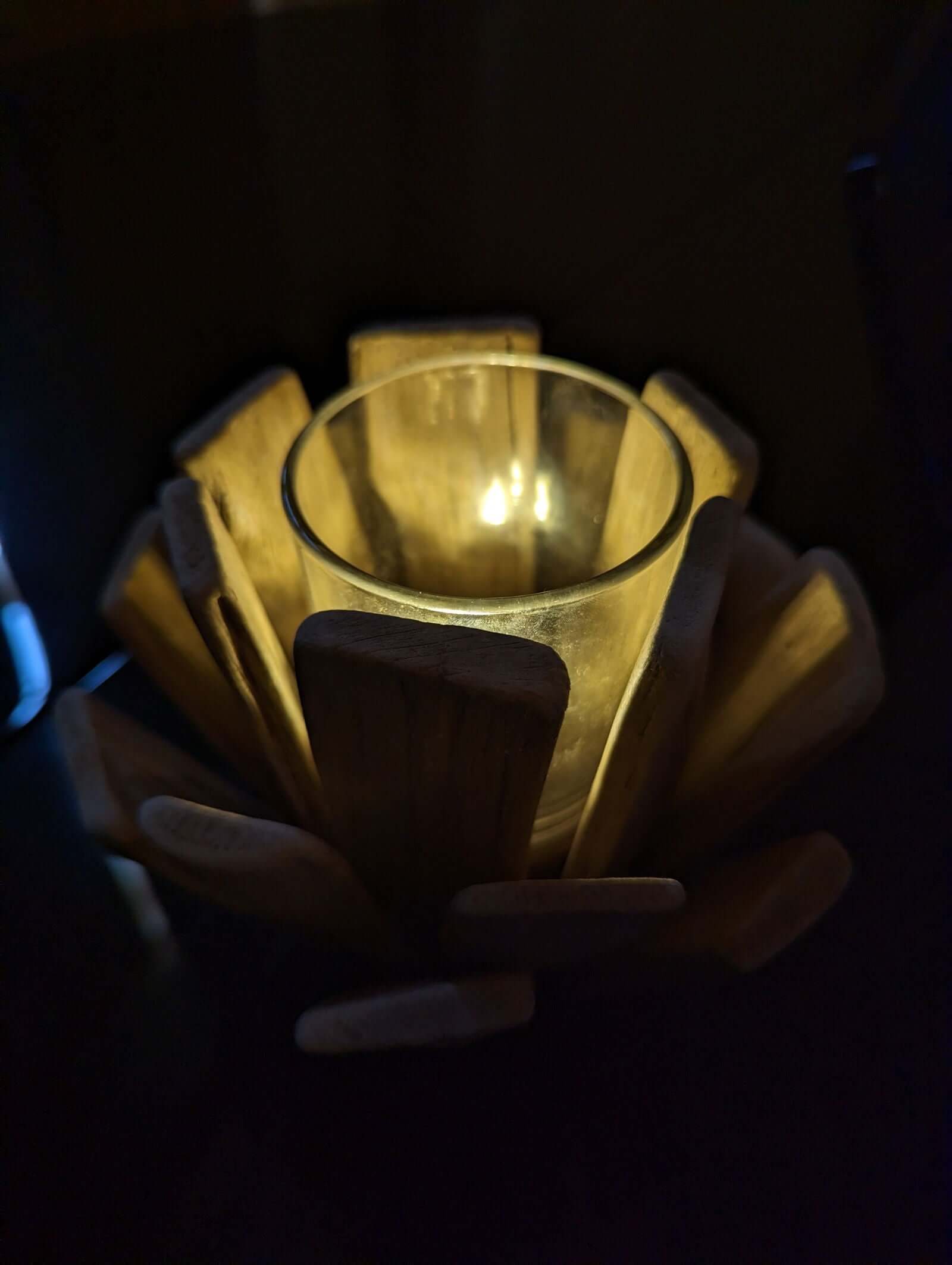 Driftwood candle holder The Imagination Shop