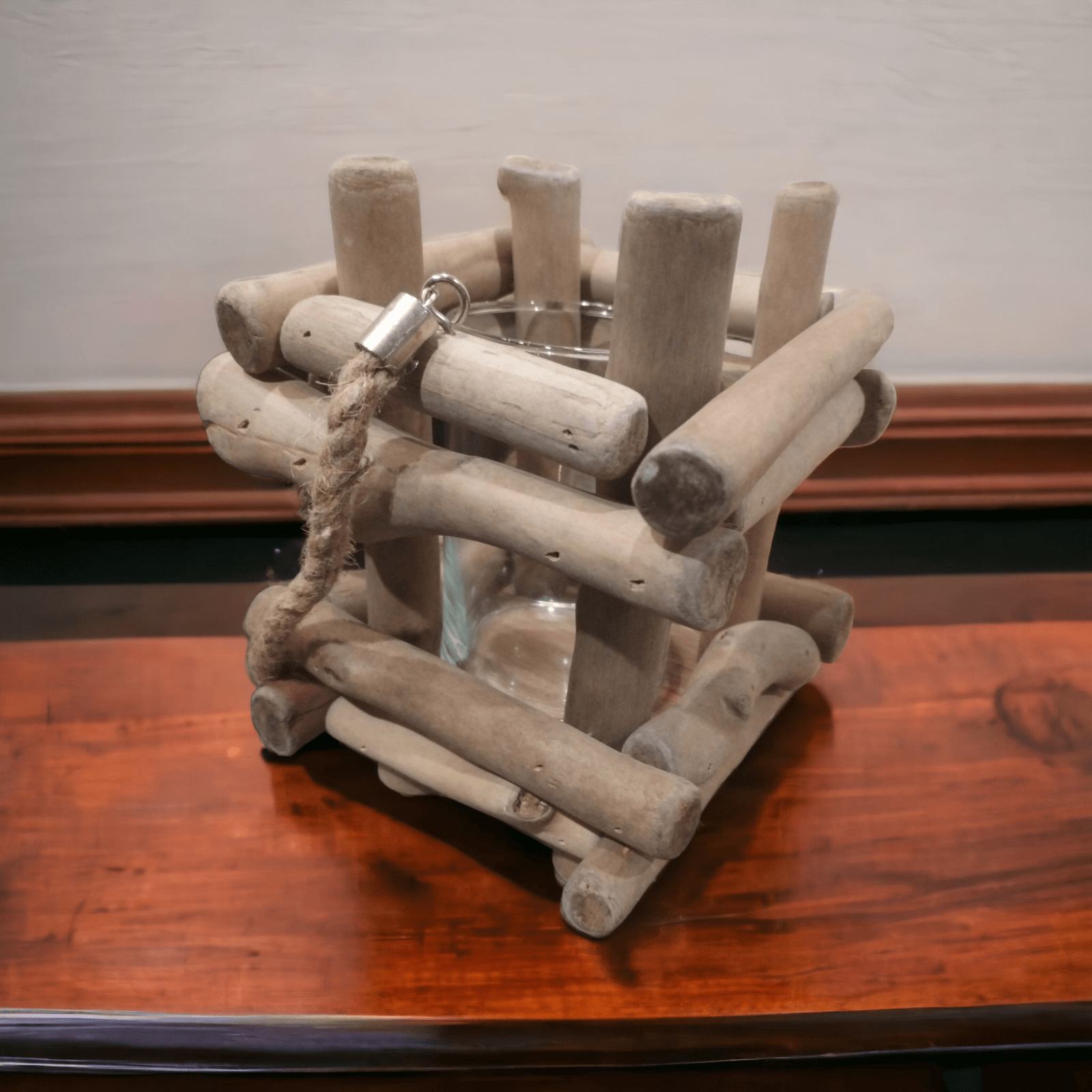 Driftwood large candler holder lantern Langs