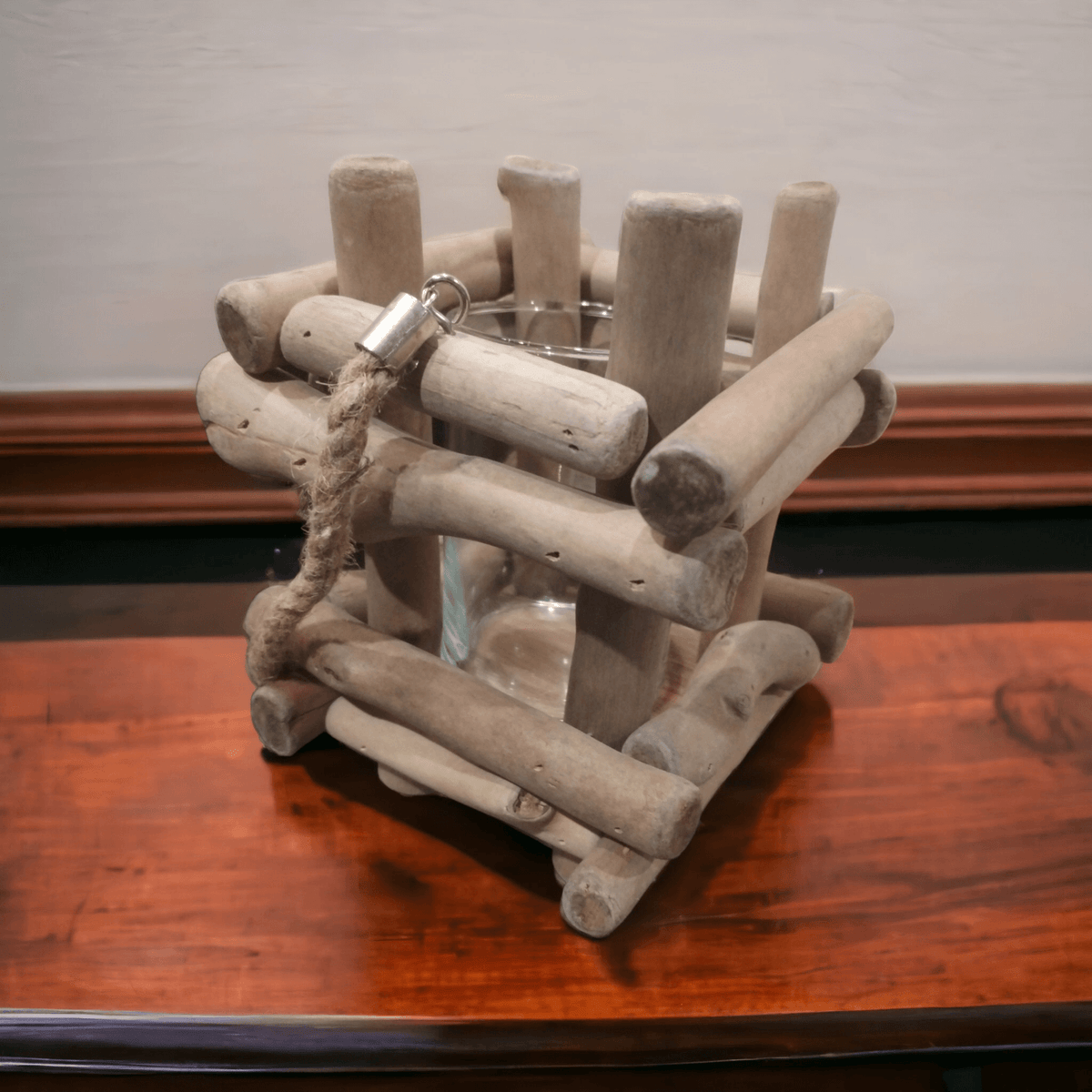 Driftwood large candler holder lantern Langs