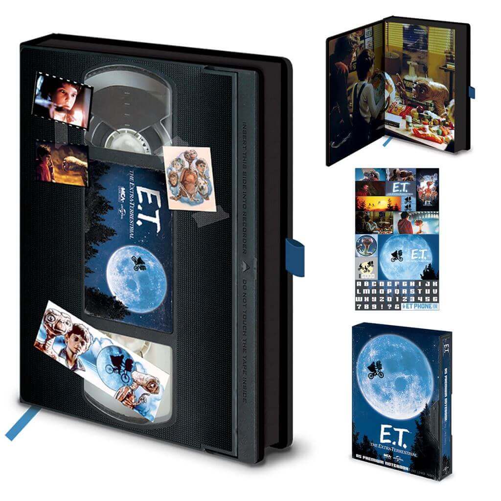 E.T Extra Terrestrial Vhs A5 Notebook Pyramid International