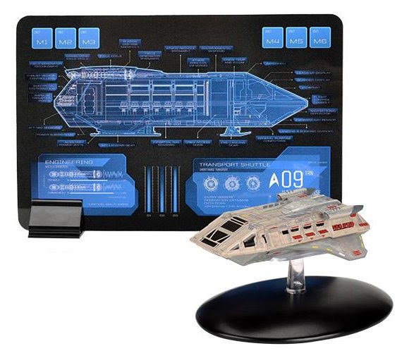 #13 Transport Shuttlecraft Model Diecast Shuttlecraft Ship (Eaglemoss / Star Trek) Real Merch