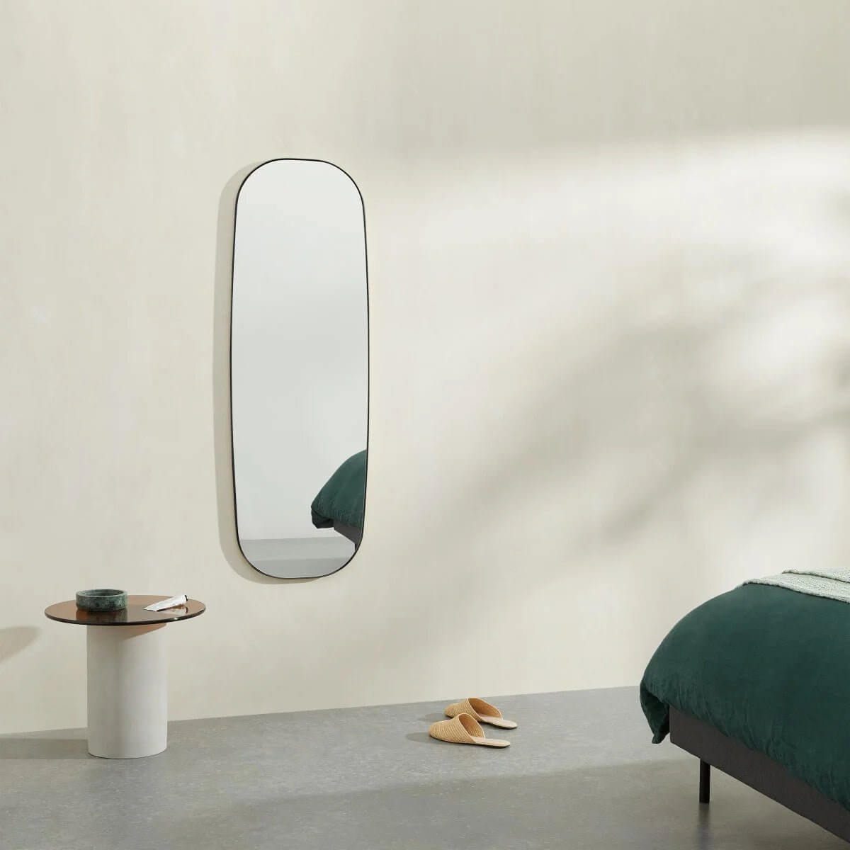 'Emmerson' Wall Mirror by made.com 40 x 120cm, Matt Black (Sealed New Flat packed - Delivery Not Included) Made.com