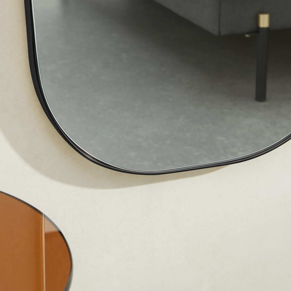 'Emmerson' Wall Mirror by made.com 40 x 120cm, Matt Black (Sealed New Flat packed - Delivery Not Included) Made.com