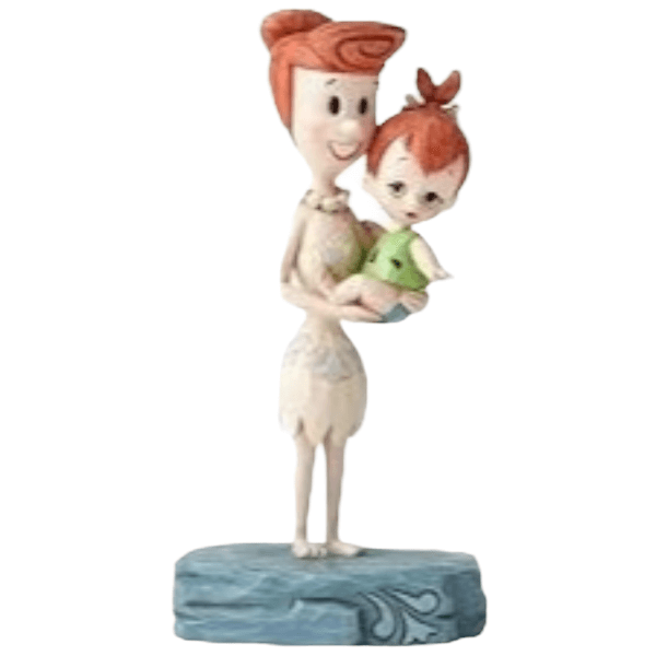 Enesco 'Beautiful Bond' Wilma and Pebbles Flintstone Figurine Enesco
