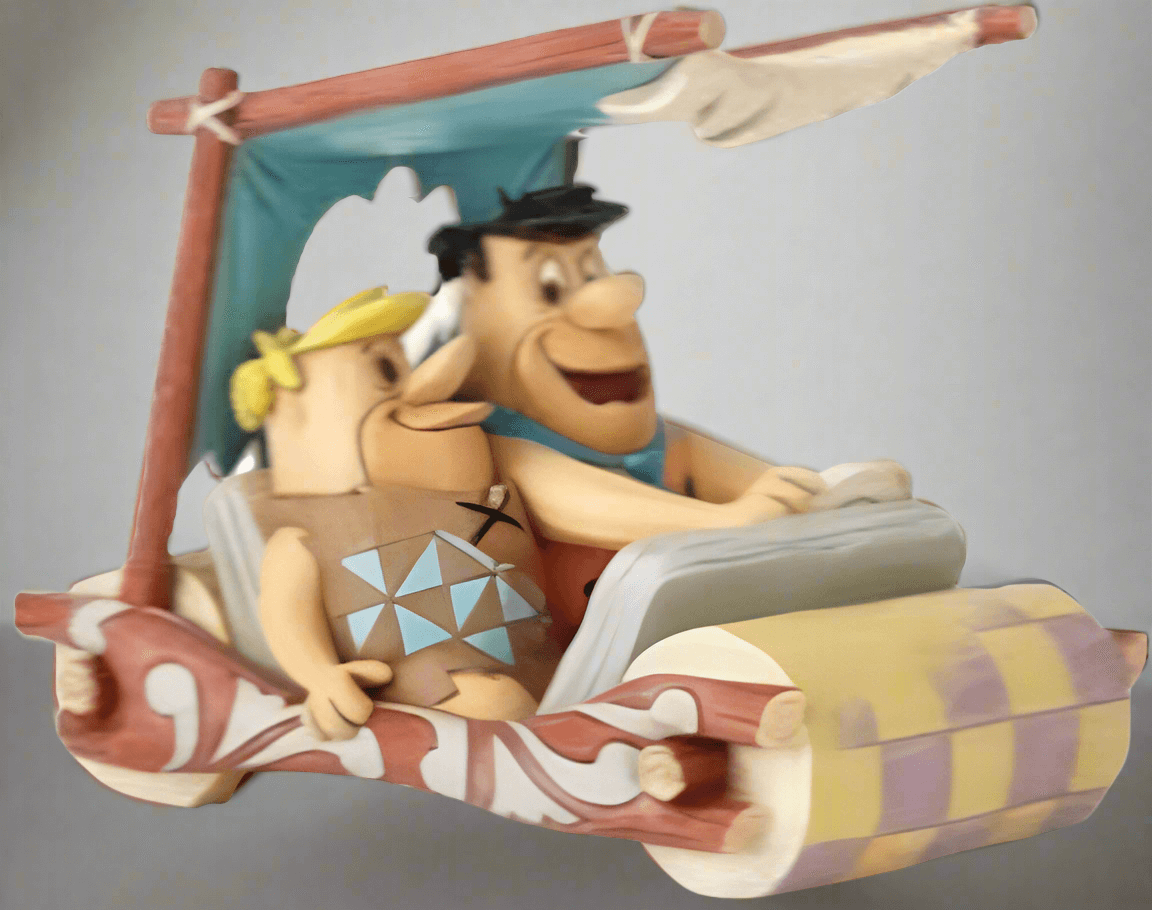 Enesco 'Bedrock Buddies' Fred Flintstone and Barney Rubble Figurine Enesco