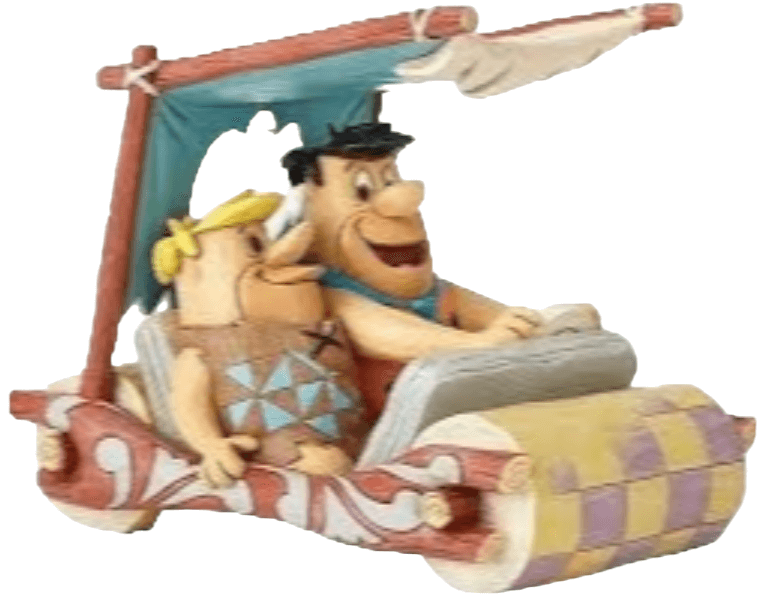 Enesco 'Bedrock Buddies' Fred Flintstone and Barney Rubble Figurine Enesco