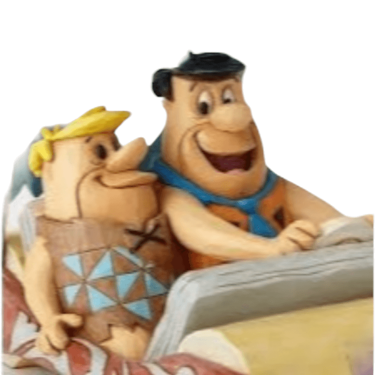 Enesco 'Bedrock Buddies' Fred Flintstone and Barney Rubble Figurine Enesco