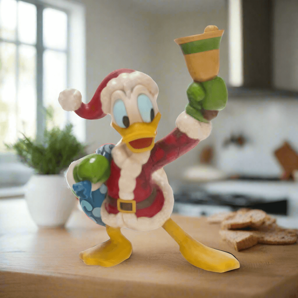 Enesco 'Ring In The Holidays' Donald Duck Rare Figurine Enesco