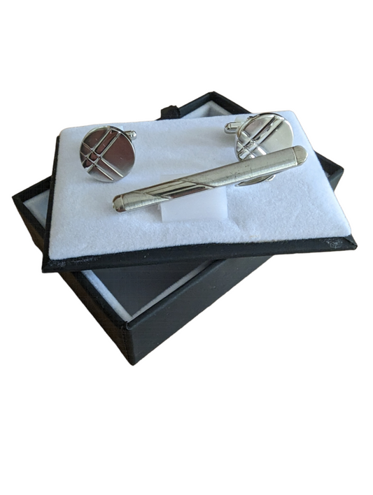 Equilibrium Jewellery - Cufflinks and tie Clip set - The Imagination Shop - The Imagination Shop 