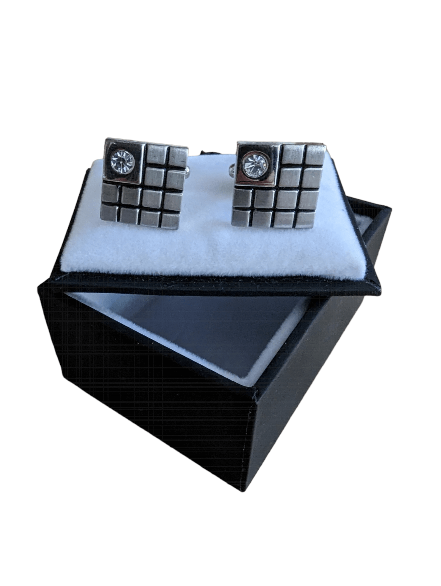 Equilibrium Jewellery - Diamante crystal cuff links The Imagination Shop