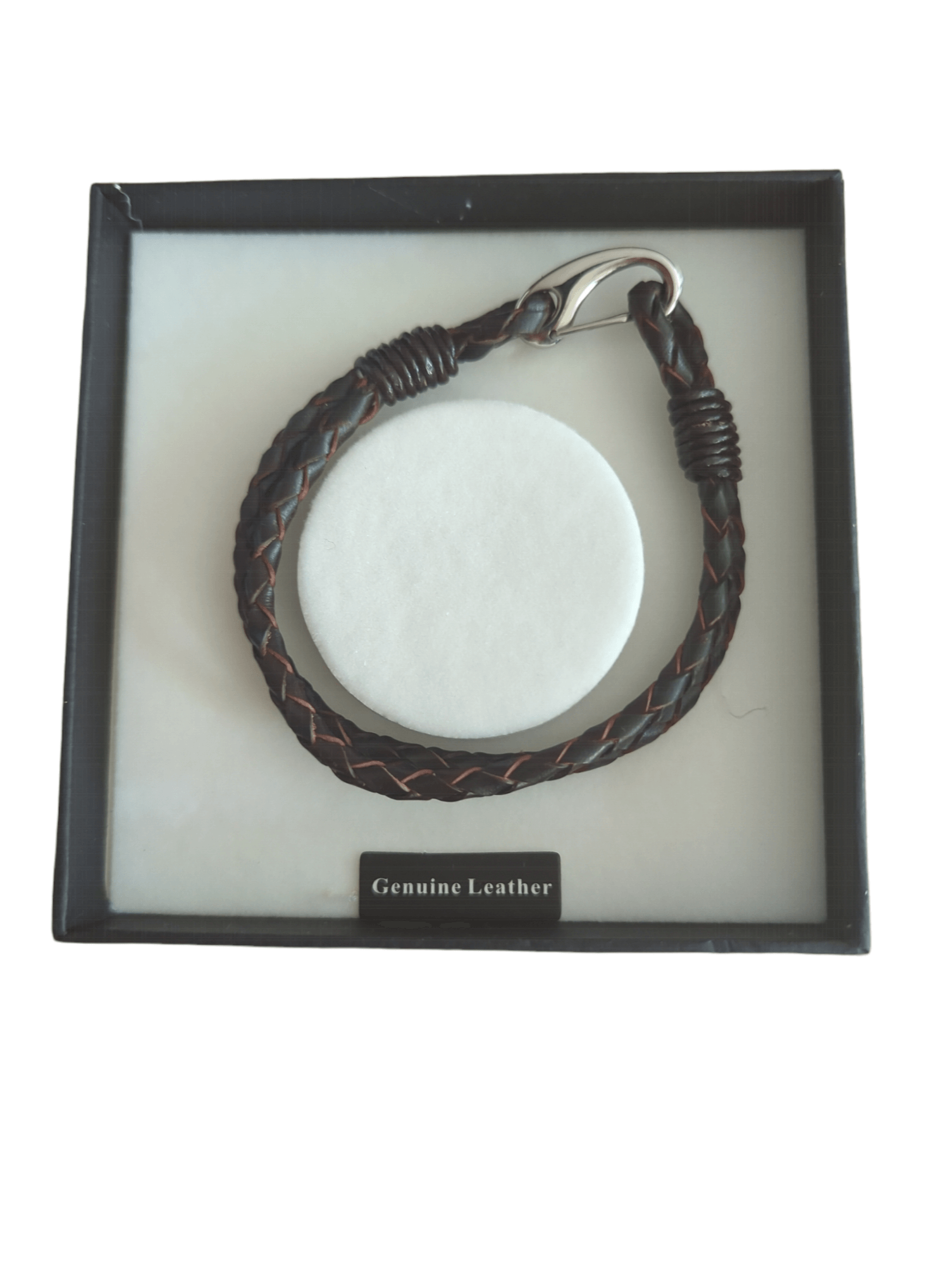 Equilibrium Jewellery - Men's Plaited Leather Bracelet The Imagination Shop