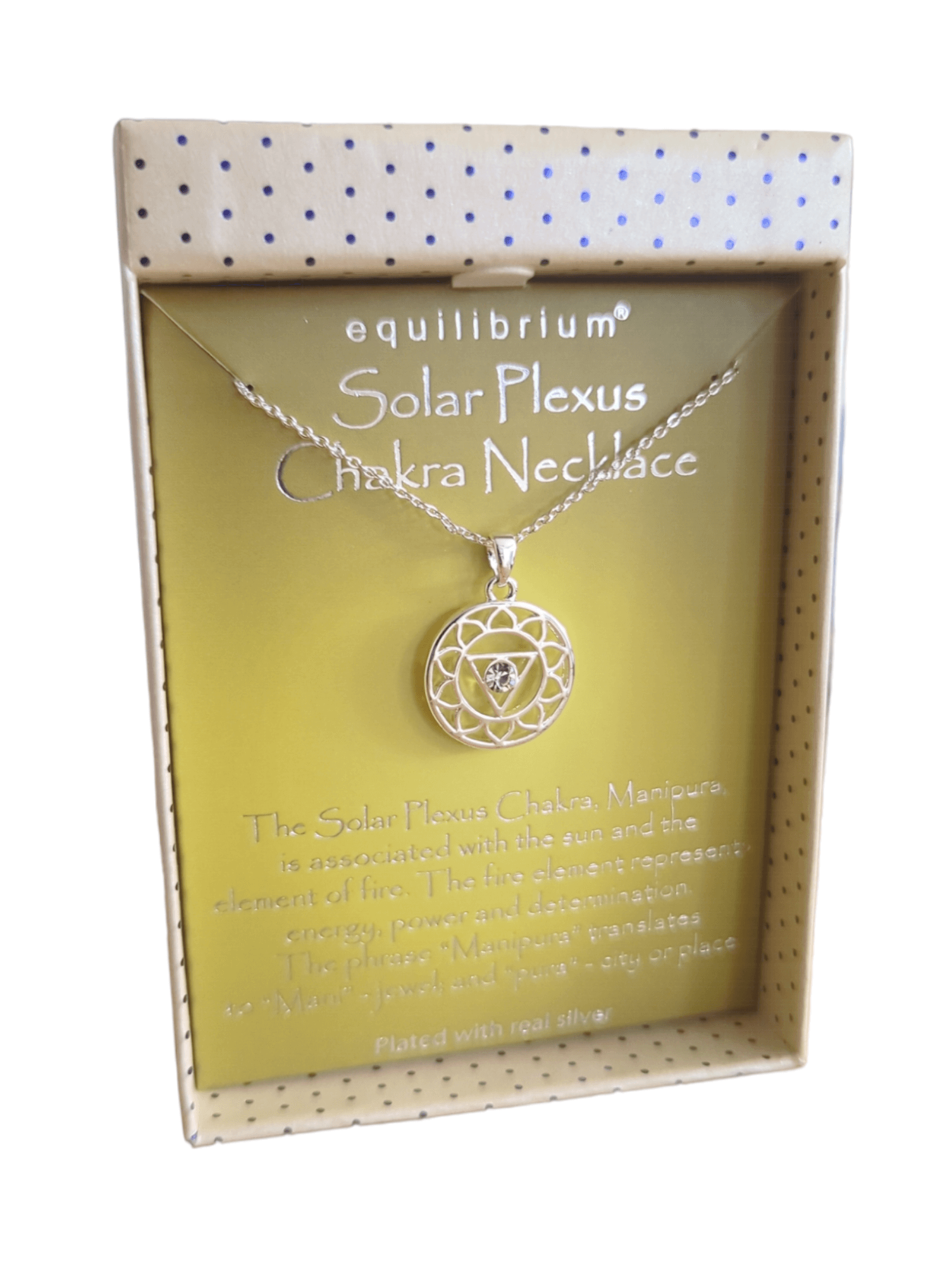 Equilibrium Jewellery - Solar Plexus Chakra Necklace The Imagination Shop