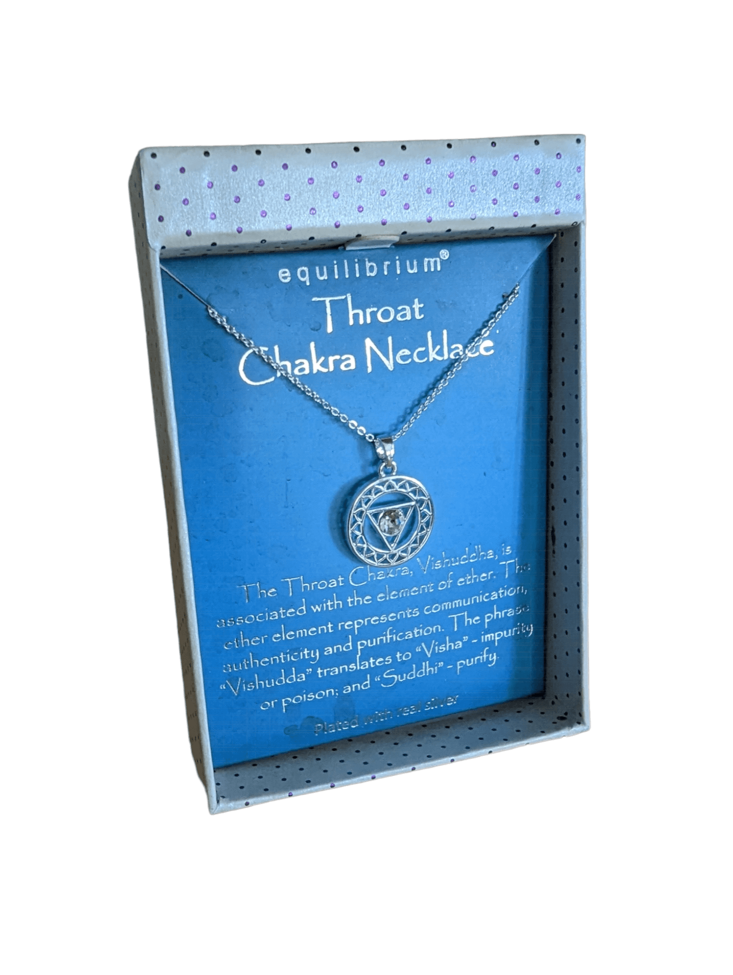 Equilibrium Jewellery - Throat Chakra Necklace The Imagination Shop