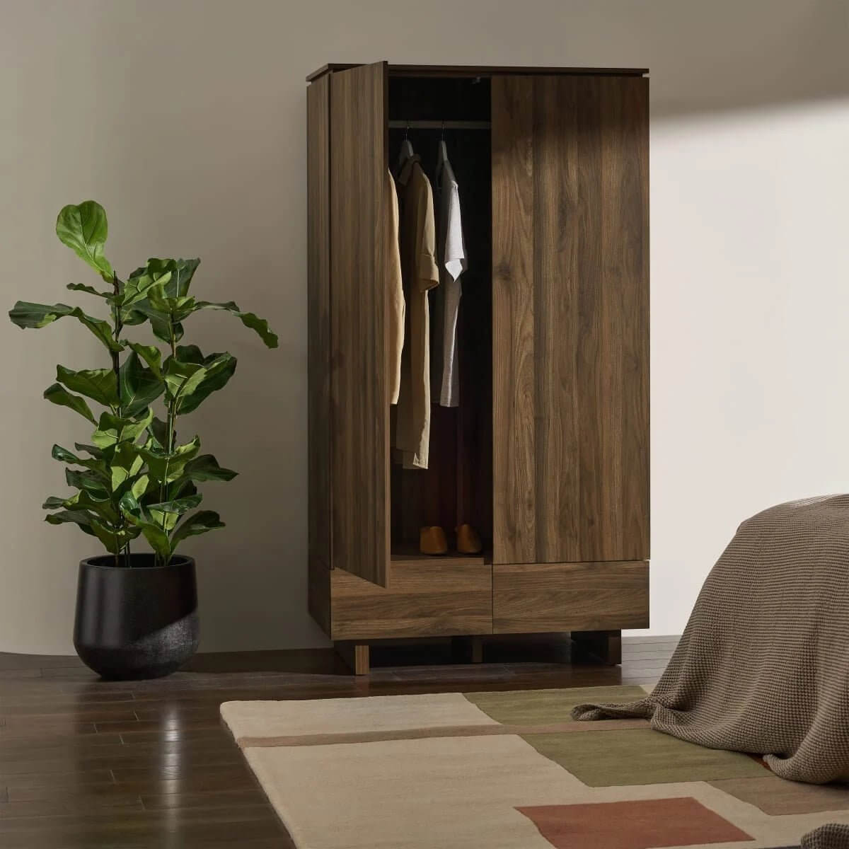 'Erma' Double wardrobe by Made.com (Sealed New Flat packed - Delivery Not Included) Made.com