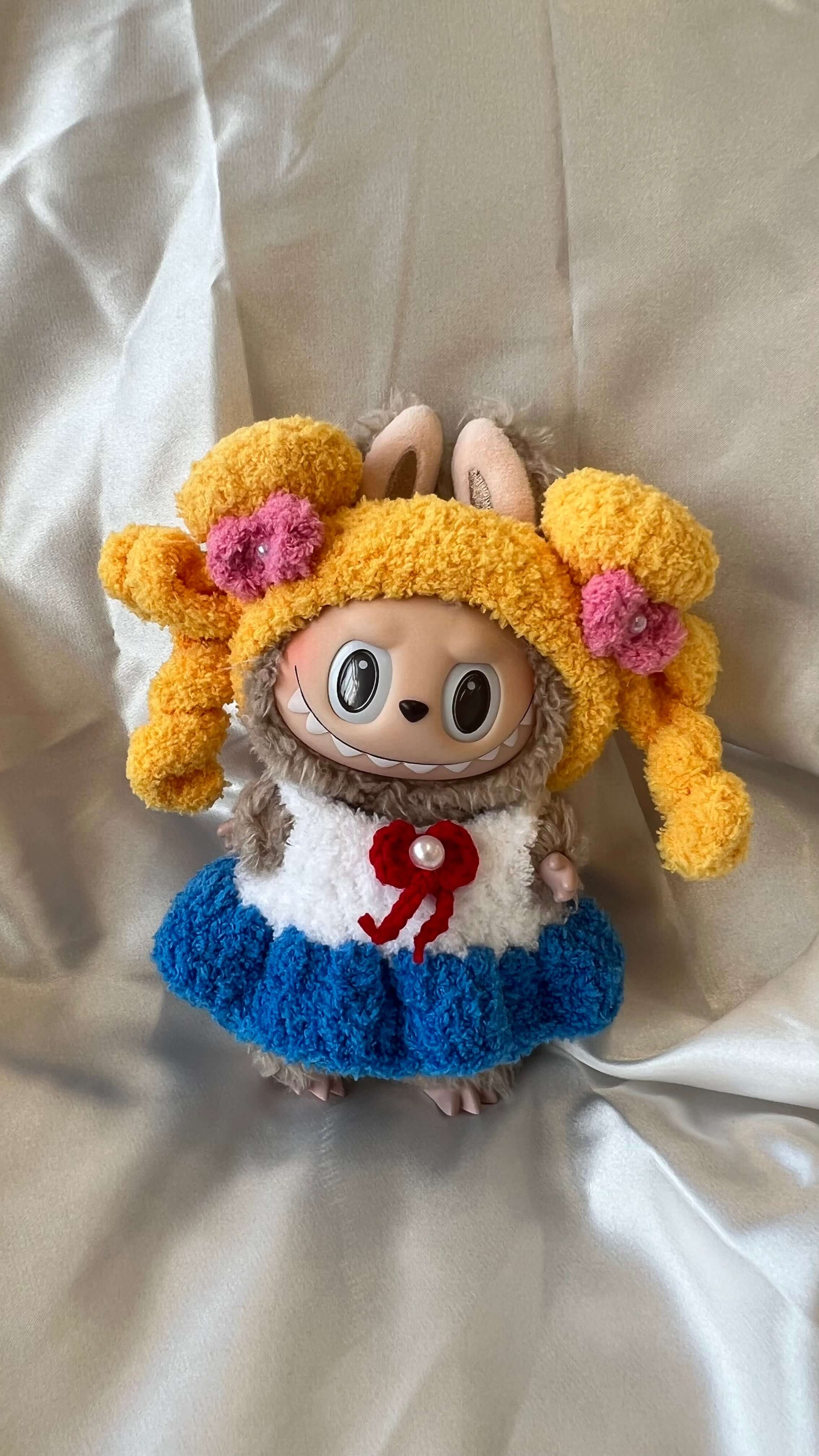 Labubu Magical Sailor Girl Costume Set - Sailor Style Outfit (17cm) FOXLEY LONDON