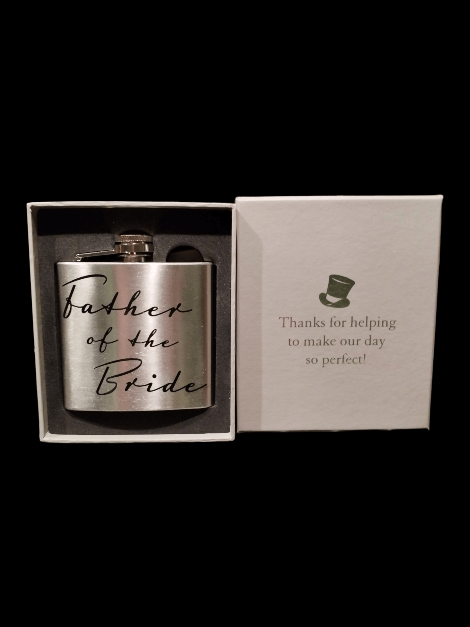 Father of the Bride Gift Flask The Imagination Shop