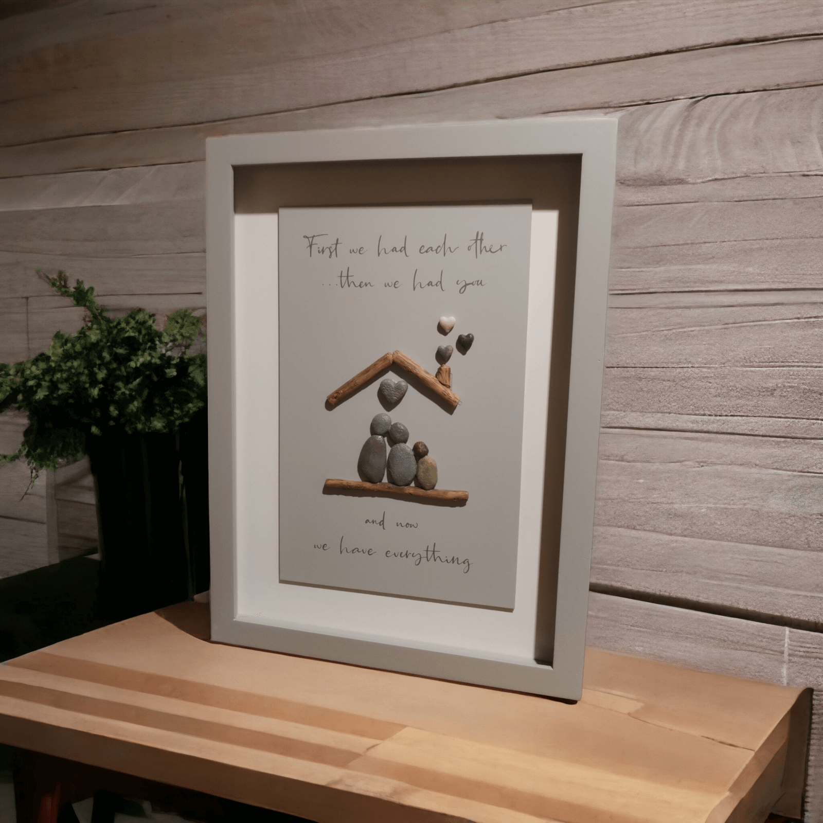 First We Had Each other... Then We Had You Wall Art Langs