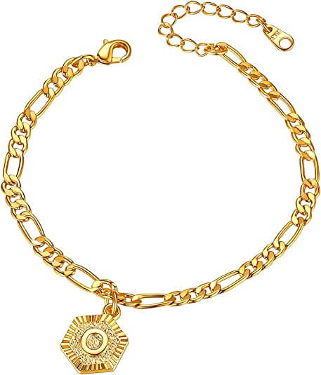 Focalook Jewellery - Letter 'O' Anklet The Imagination Shop